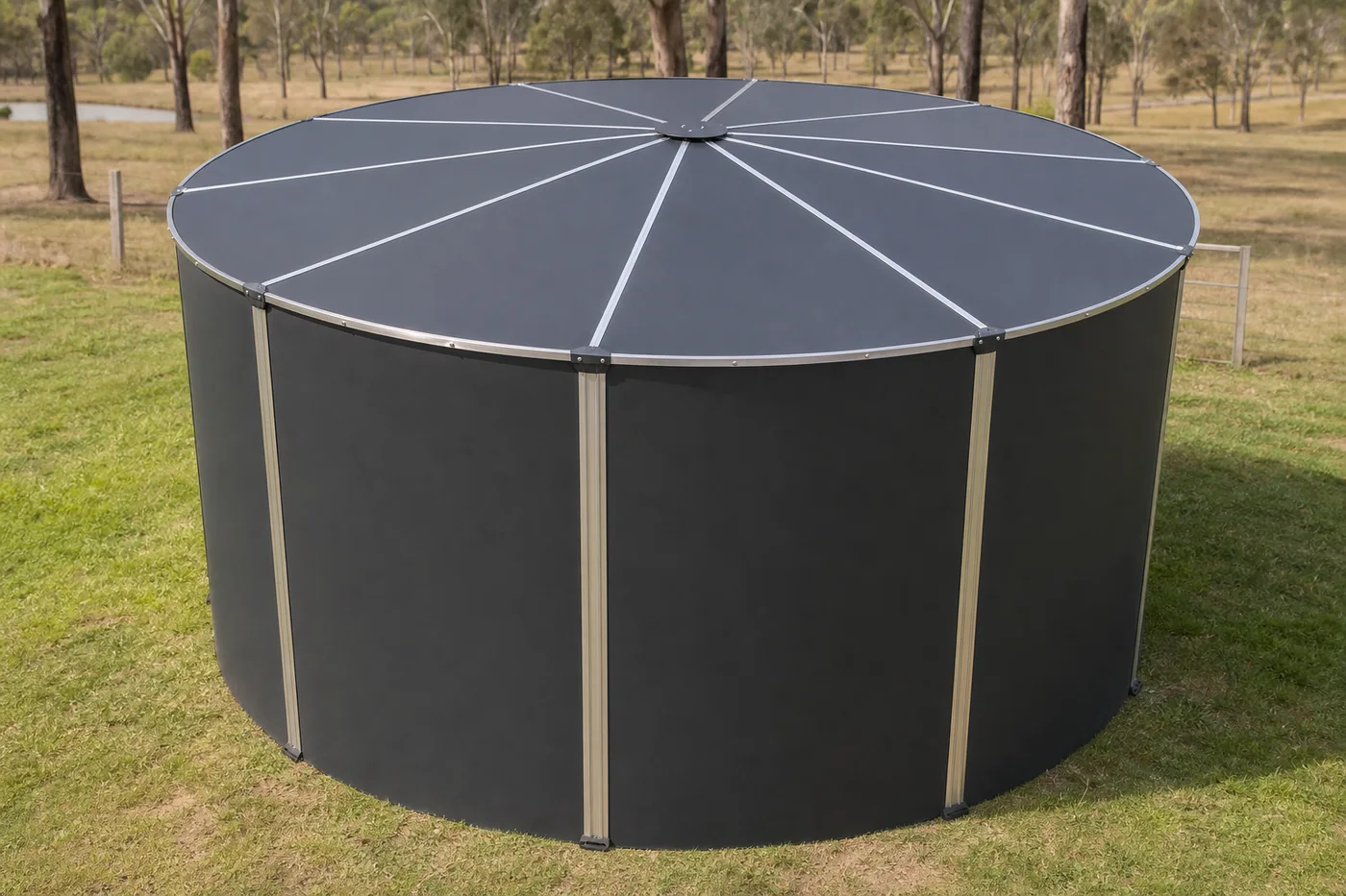 MyTankCo 20,000L round modular water tank